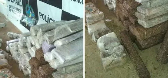 Polícia de RO apreende mais de 200 kg de maconha que seria vendida no Acre‏