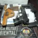 Homem é preso com moto furtada e armas de brinquedo