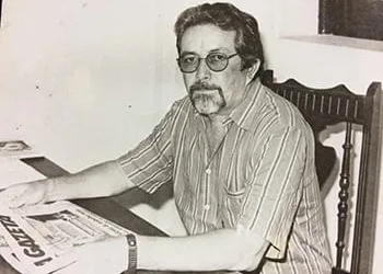 Aparência do jornalista Elson Martins chamava atenção. (FOTO: ARQUIVO A GAZETA)