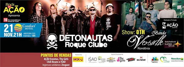 GUIA GAZETA: Confira os show do ROCK IN AÇÃO neste final de semana