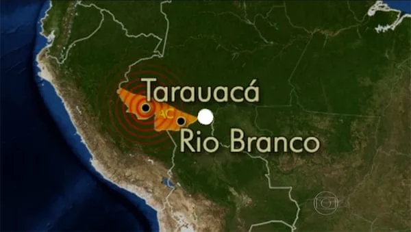 Mais um terremoto atinge o Acre nesta madrugada