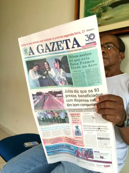 A GAZETA é o jornal mais lembrado pelos acreanos, aponta 1ª pesquisa Top Of Mind do Data Control