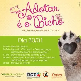 Via Verde Shopping realiza campanha ‘Adotar é o Bicho’