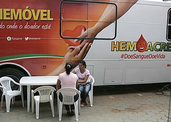 Após cinco meses parado, ônibus do Hemoacre retorna as atividades