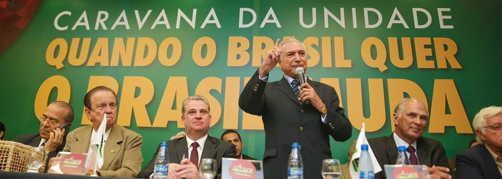 Temer diz que PMDB precisa ter a Presidência da República em 2018