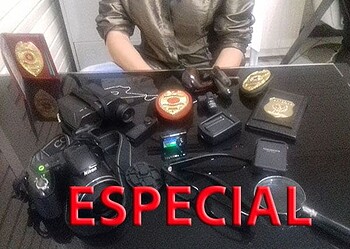 Alguns dos equipamentos utilizados durante os trabalhos, entre eles o cachimbo. (Foto: Bruna Lopes/ A GAZETA)