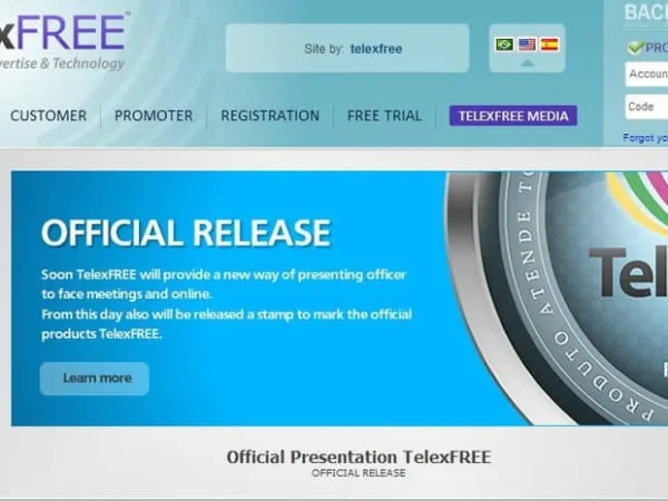 Telexfree tem 10 dias para desbloquear site para investidores realizarem consultas