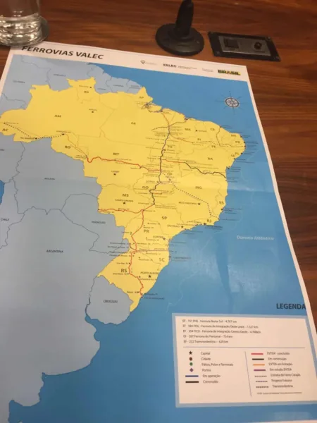 Senado Federal volta a debater sobre obra da Ferrovia Bioceânica