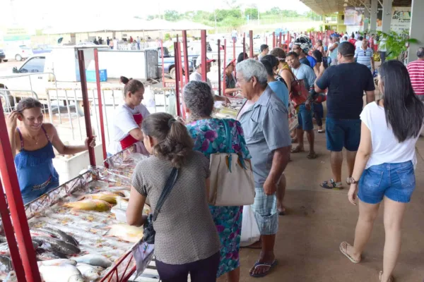 Na abertura da Feira do Peixe é inaugurado o mercado especializado em pescado