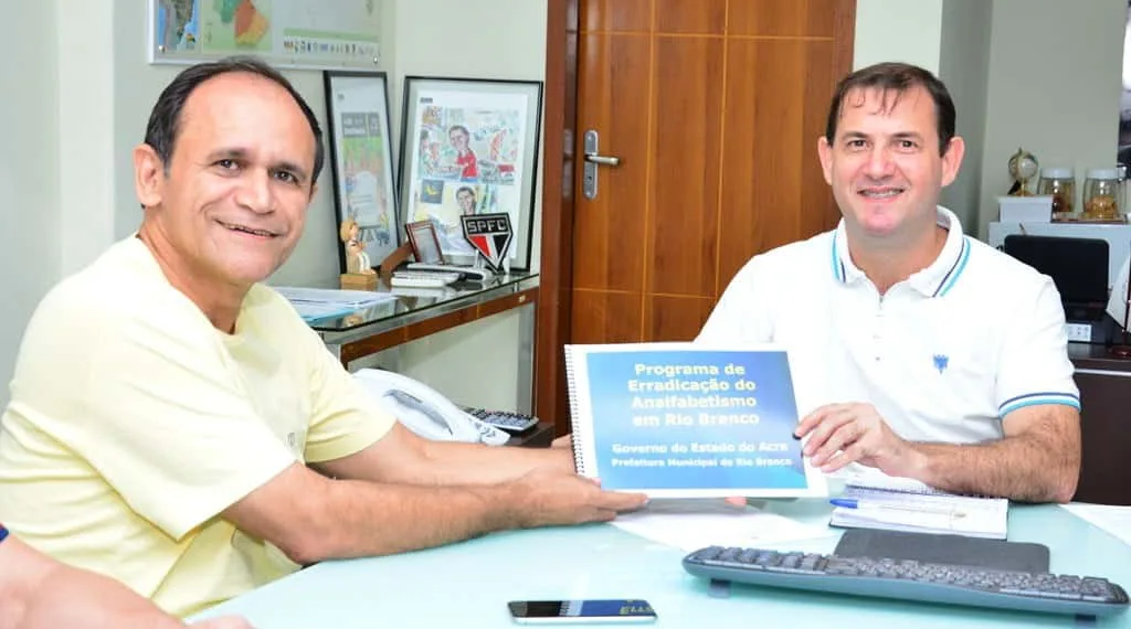 Rio Branco e Estado em parceira contra o analfabetismo na Cidade do Povo