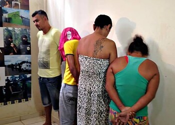 Três foragidos por tráfico de drogas são recapturados pela polícia