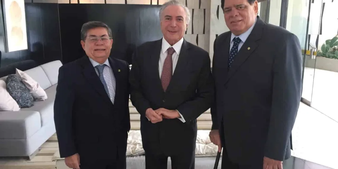 Flaviano leva George Pinheiro a encontro com Michel Temer