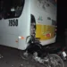 Motociclista colide em traseira de ônibus