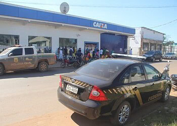 Bandidos invadem agência da Caixa Econômica Federal em Brasileia