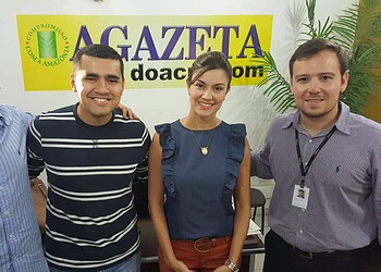 Novo superintendente do Via Verde Shopping visita o jornal A GAZETA
