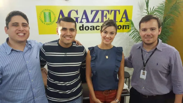 Novo superintendente do Via Verde Shopping visita o jornal A GAZETA
