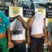 Os quatro homens foram encaminhados ao presídio