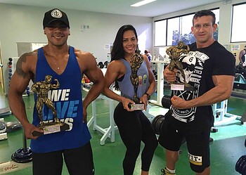 Eduardo, Elayne e Márcio representaram o Acre. (Foto: Bruna Melo/ A GAZETA)