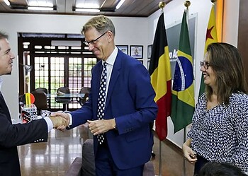 Smets veio ao Acre para conhecer as políticas públicas. (Foto: Gleilson Miranda/ Secom)