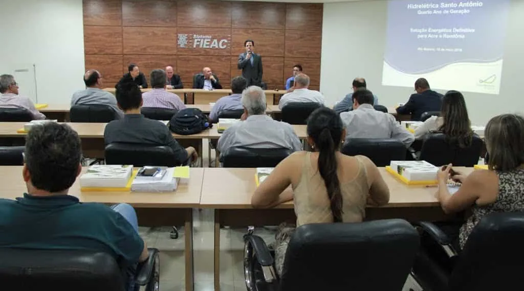 Na Fieac, Usina Santo Antônio anuncia energia exclusiva para Acre e Rondônia