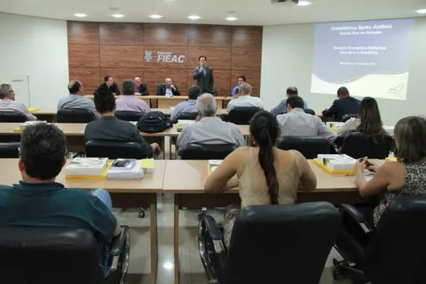 Na Fieac, Usina Santo Antônio anuncia energia exclusiva para Acre e Rondônia