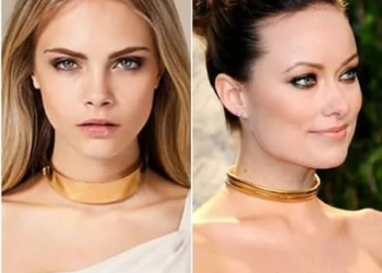 Metal chokers: as celebs já estão apostando na volta da gargantilha. O foco desses acessórios é valorizar o pescoço e o colo