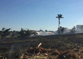 Incêndio consome cerca de 2 hectares do Parque do bairro Nova Estação