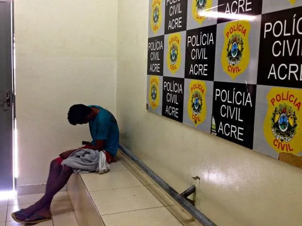 Jovem foi preso na manhã desta terça-feira (28) em Rio Branco (Foto Caio Fulgêncio)