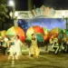 Famílias prestigiam apresentação de quadrilhas no Arraial Cultural