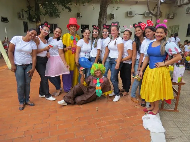 Alunos do Senac visitam internados no Hospital da Criança
