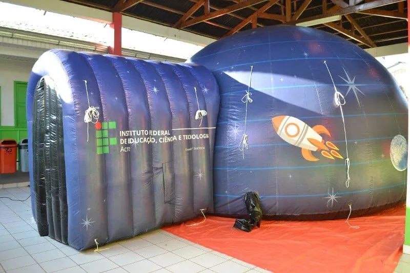 Ifac treina equipe que vai operar o primeiro Planetário Móvel do Estado