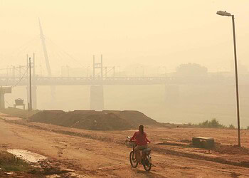 Grande parte da fumaça que encobre Rio Branco vem de outros estados, diz Inpe