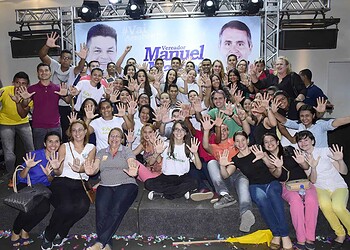 Marcus Alexandre participa do lançamento da campanha à reeleição do pastor Marcos Manoel