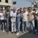 Eliane Sinhasique, Alysson e Bocalom caminham no centro de Rio Branco