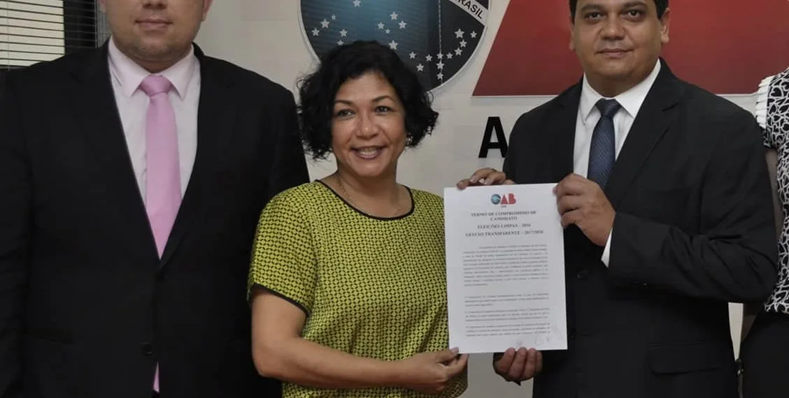 Na OAB, Eliane Sinhasique firma compromisso com a sociedade