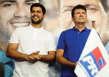 Senador Magno Malta participa de caminhada No bairro Sobral ao lado de Raimundo Vaz