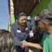 Eliane e Alysson recebem apoio dos moradores e comerciantes do Mocinha Magalhães