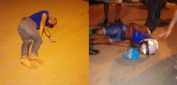 Dupla sofre acidente após assalto no bairro Calafate