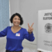 Entre os candidatos da prefeitura de Rio Branco, Eliane Sinhasique foi a primeira a votar