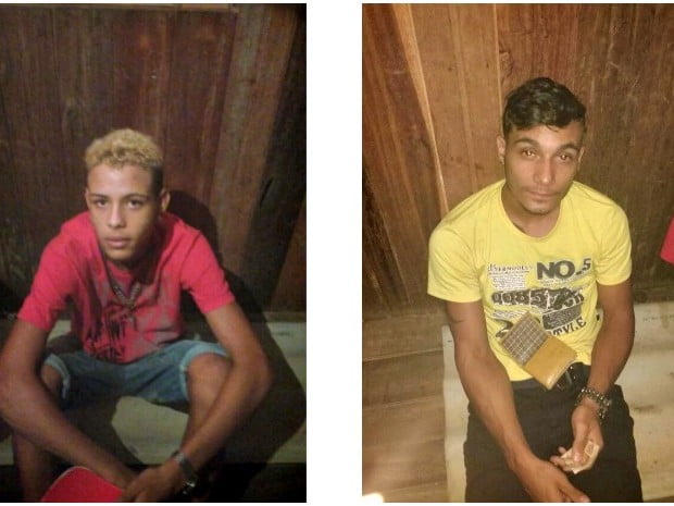 Richard Rodrigues de 16 anos de camisa vermelha e Lucas Dennedy camisa amarela( Foto/divulgação)