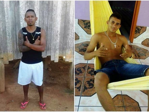 Sérgio Santana (a esquerda) e Frank da Silva ( a direita) morreram em confronto com a polícia - Foto Arquivo pessoal