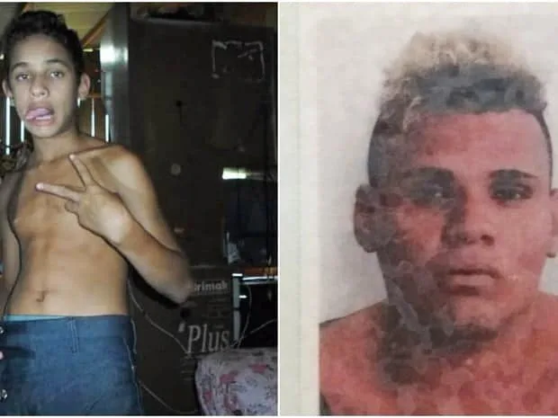 À esquerda o adolescente Rossan Freitas de 16 anos e à direita o jovem Antônio Marcos Veras de 22 anos (Foto Arquivo pessoal)