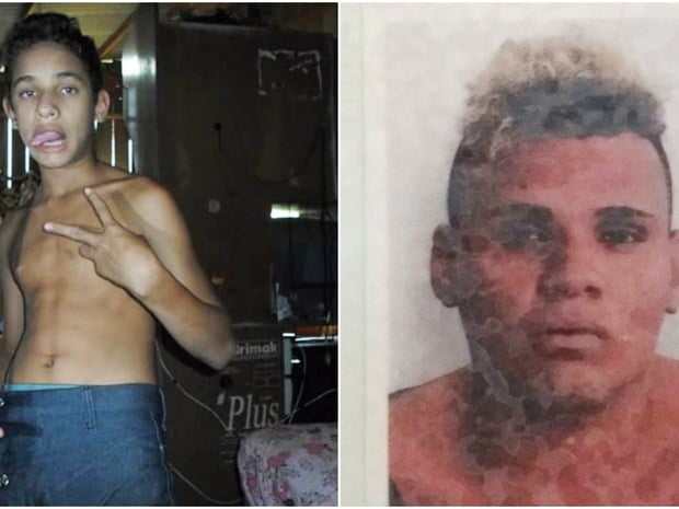 À esquerda o adolescente Rossan Freitas de 16 anos e à direita o jovem Antônio Marcos Veras de 22 anos (Foto Arquivo pessoal)