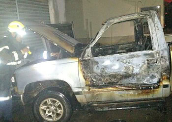 Em Tarauacá, policial militar tem caminhonete incendiada