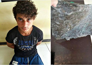 Homem é preso em flagrante ao roubar uma peça da estátua de Juvenal Antunes na Gameleira