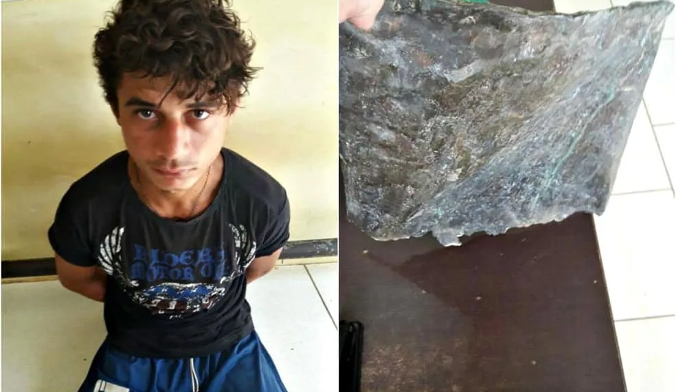 Homem é preso em flagrante ao roubar uma peça da estátua de Juvenal Antunes na Gameleira