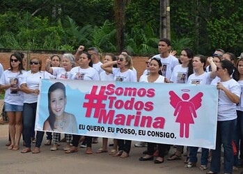 Detran participa da ação em memória de Marina Oliveira