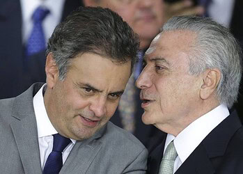 Aécio diz que Temer pediu retirada da ação no TSE para cassar chapa Dilma-Temer