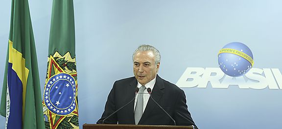 Brasília - Pronunciamento do Presidente Michel Temer