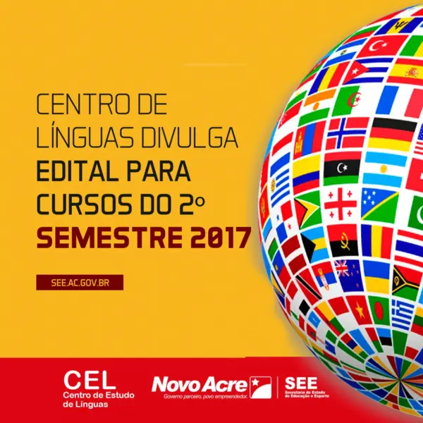 Centro de Línguas divulga edital para cursos do segundo semestre